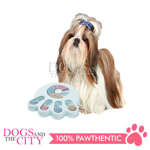Pawise 14821 Smart Tranner Interactive Paw Shaped Puzzle IQ Toys for Dogs 23x24x5cm