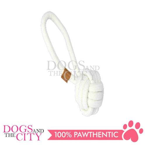 Pawise 14860 Premium Cotton Ball w/ Handle Pet Toys