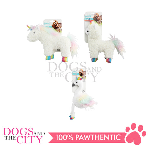PAWISE 15015/15016 Rainbow World Plush Squeaky Dog Toys