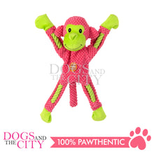 Load image into Gallery viewer, Pawise 15026 Rope Leg Monkey w/Mullti Squeaker Pet Toys 37cm