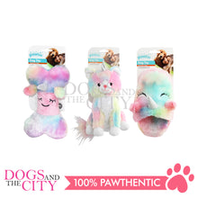 Load image into Gallery viewer, PAWISE 15121/15122 Rainbow World Plush Squeaky Dog Toys