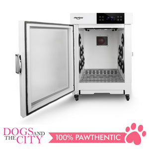 SHERNBAO Premium Pet Dry Room Cabinet Drying Cabin for Dog and Cat Commercial Use, With 2 motors Max power: 3350W White