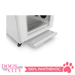 SHERNBAO Premium Pet Dry Room Cabinet Drying Cabin for Dog and Cat Commercial Use, With 2 motors Max power: 3350W White