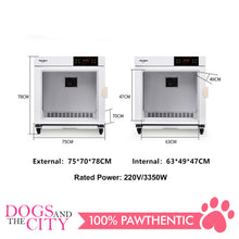 Load image into Gallery viewer, SHERNBAO Premium Pet Dry Room Cabinet Drying Cabin for Dog and Cat Commercial Use, With 2 motors Max power: 3350W White