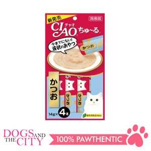 CIAO SC-72 Churu Tuna (KATSUO) 14g x 4 Cat Treat