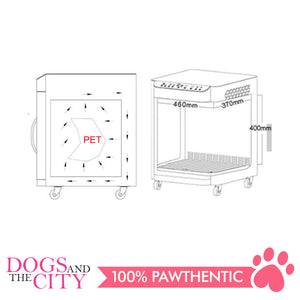 SHERNBAO Premium Pet Dry Room Cabinet Drying Cabin for Dog and Cat, 1 Motor Max power: 2200W