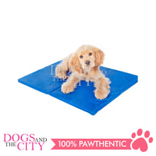 Load image into Gallery viewer, SLP Pet Cooling Mat Plain Blue Design Medium for Dog and Cat 40x50cm