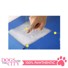 Load image into Gallery viewer, SLP Pet Cooling Mat Plain Blue Design Md for Dog and Cat 65x50cm