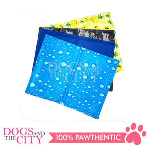 SLP Pet Cooling Mat Plain Blue Design Md for Dog and Cat 65x50cm