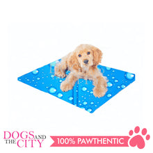 Load image into Gallery viewer, SLP Pet Cooling Mat Bubble Blue Design Md for Dog and Cat 65X50cm