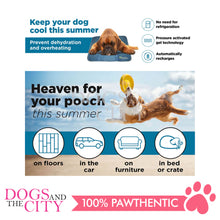 Load image into Gallery viewer, SLP Pet Cooling Mat Wave Blue Design Medium 40X50cm