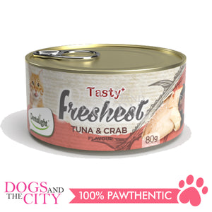 DENTALIGHT Tasty with Freshest Cat Treats in Can 80g