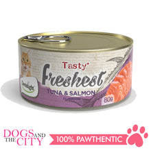 Load image into Gallery viewer, DENTALIGHT Tasty with Freshest Cat Treats in Can 80g