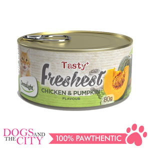 DENTALIGHT Tasty with Freshest Cat Treats in Can 80g