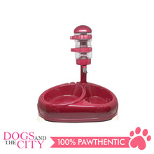 Load image into Gallery viewer, Pet Water Feeder with Double Food Bowl for Dogs and Cats - All Goodies for Your Pet