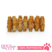 Load image into Gallery viewer, OL ROY WM01 No Hide Chicken Wraps Mini Sticks Peanut Butter Flavor 100% Rawhide Free Dog Treats 250g - Dogs And The City Online