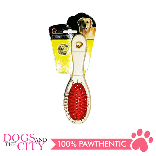 BM Round Double Brush Large for Dogs and Cats 7x23cm