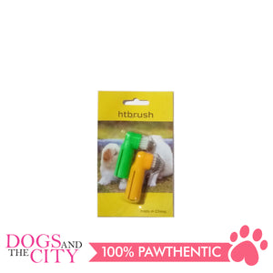 BM 2 piece Pet Finger Tooth Brush