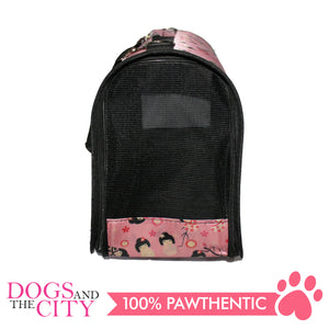 BM Printed Stylish Hard Pet Bag Small 37x17x23cm for Dog and Cat