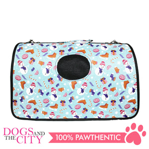 BM Printed Stylish Hard Bag Large 50x19x30cm for Dog and Cat