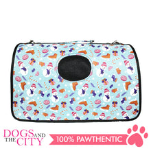 Load image into Gallery viewer, BM Printed Stylish Hard Pet Bag Small 37x17x23cm for Dog and Cat