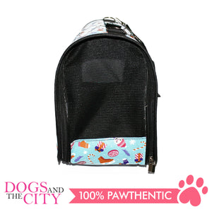 BM Printed Stylish Hard Bag Large 50x19x30cm for Dog and Cat