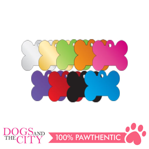 Personalized Pet Tags Bone Shape Large 38X27mm - All Goodies for Your Pet