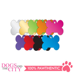Personalized Pet Tags Bone Shape Large 38X27mm - All Goodies for Your Pet
