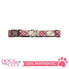 Load image into Gallery viewer, PAWISE  13292 Dog Collar - Checkered Small (22-35cm/15mm)