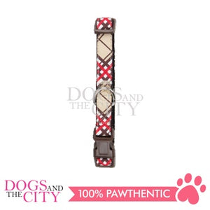 PAWISE  13292 Dog Collar - Checkered Small (22-35cm/15mm)