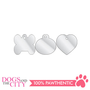Personalized Pet Tags Circle Shape Small 22x22mm - All Goodies for Your Pet