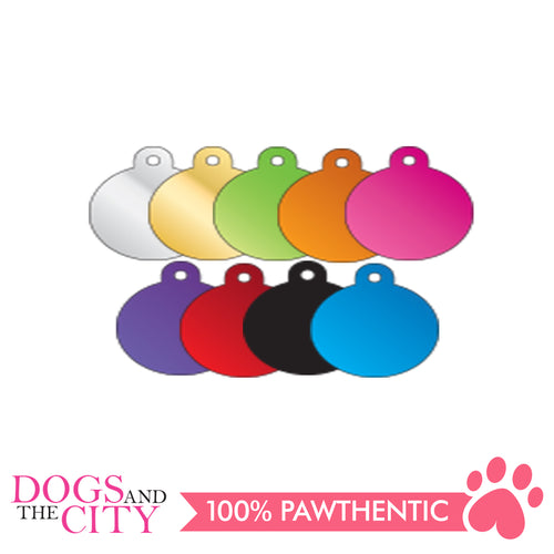 Personalized Pet Tags Circle Shape Large 32x32mm - All Goodies for Your Pet