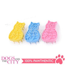 Load image into Gallery viewer, DGZ Cat Shaped Handle Pet Grooming Bath Brush for Dog and Cat