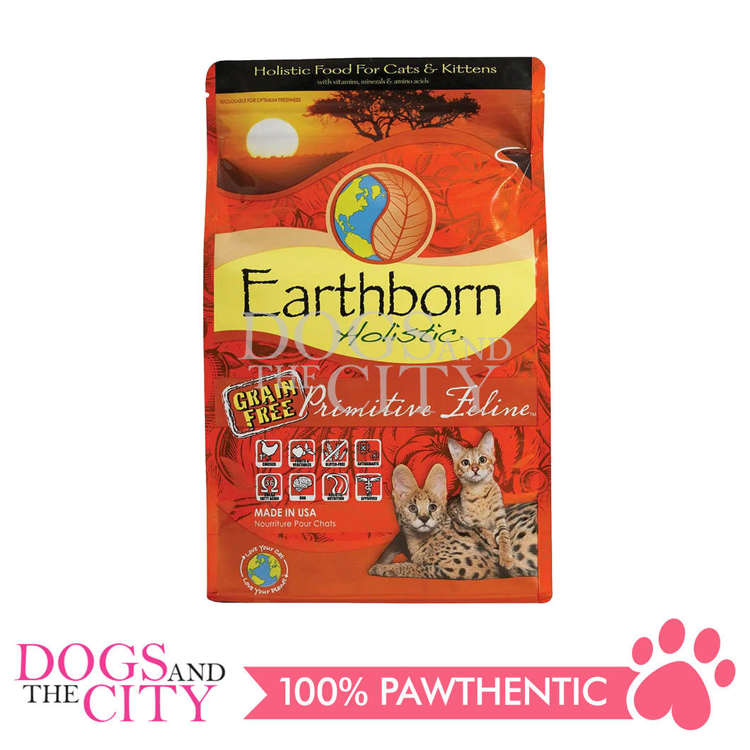 EARTHBORN HOLISTIC Primitive Feline Grain Free Kitten and Adult Cat Food All Life Stages 2kg