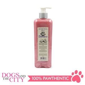 Endi E041 Organic Red-Brown Hair Color Pet Shampoo 500ml for Dog