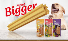 Load image into Gallery viewer, Dentalight 10790 8&quot; Vital Fiber Wellbar×3pcs 250g LARGE Banana, Mountain Yam, Pumpkin Dog Treats