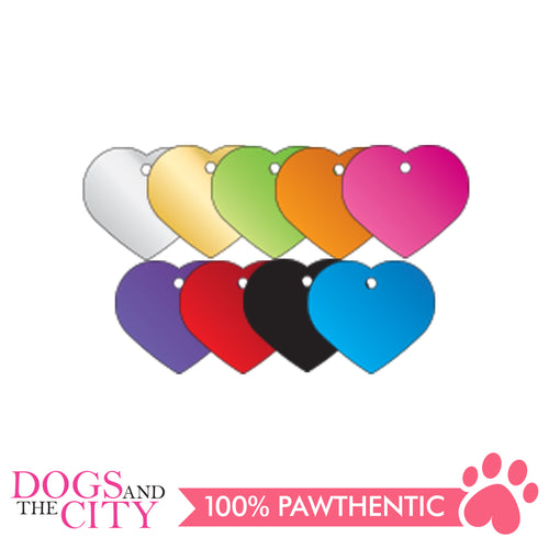 Personalized Pet Tags Heart Shape Large 38x33mm - All Goodies for Your Pet