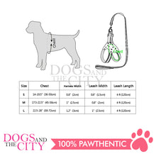 Load image into Gallery viewer, JX 2.0CM Adjustable Dog Harness and Leash With Leather Chest Pull for Small to Medium Dog