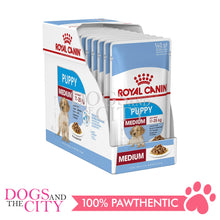 Load image into Gallery viewer, Royal Canin Shn Medium Puppy Wet Dog Food 140gx10pcs