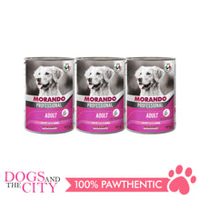 Load image into Gallery viewer, Morando Professional Pate Lamb Adult Dog Food Can 400g (3 cans)