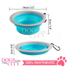 Load image into Gallery viewer, PAWISE 11003 Collapsible Pet Bowl for Dog and Cat 680ml 14cm*5cm