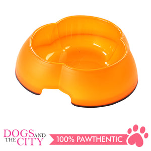 Pawise 11041 Flower Dog Bowl 300ml 15.5x15.5x4cm - All Goodies for Your Pet