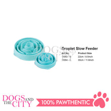 Load image into Gallery viewer, PAWISE 11094 Dog Droplet Slow Feeder Interactive Pet Bowl - Large 30cm - Dogs And The City Online