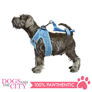 PAWISE 12033 Air Mesh Soft Adjustable Harness for Dog and Puppy XS w/1.5mm 1.2m Long Leash