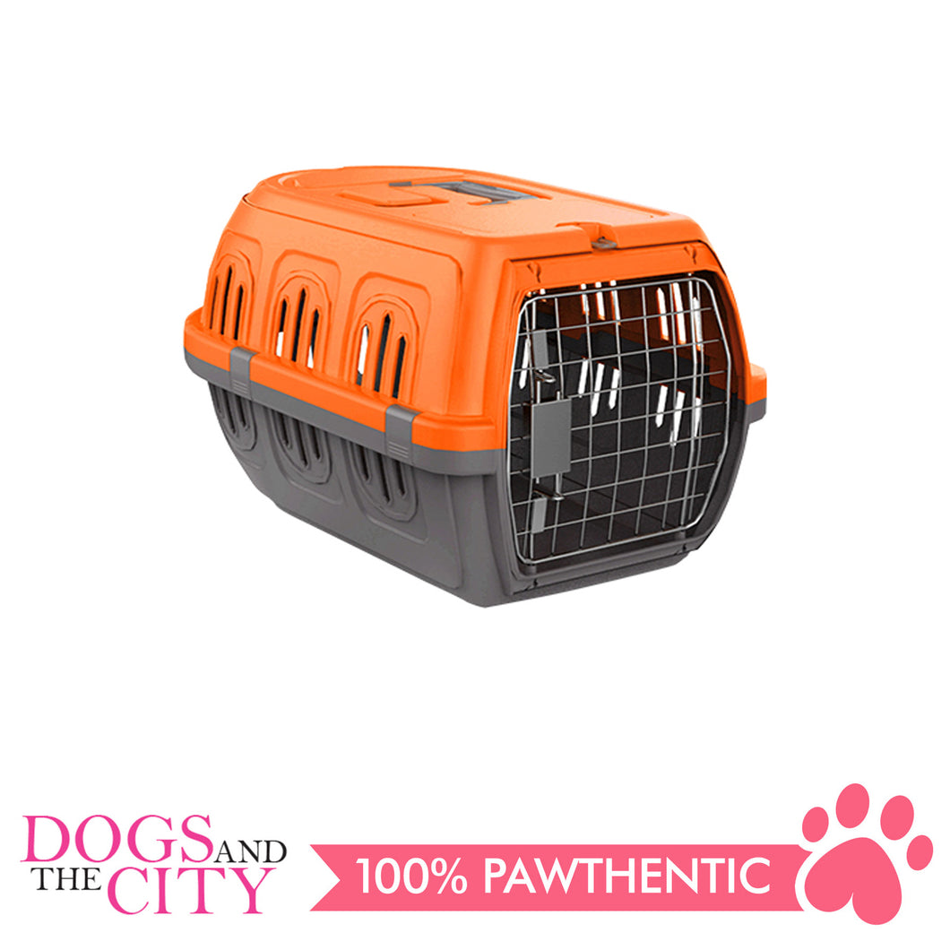 Pawise 12572 Pet Travel Kennel Orange - All Goodies for Your Pet