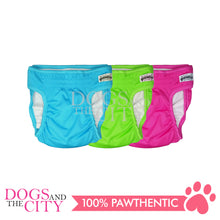 Load image into Gallery viewer, PAWISE 12953 Premium Reusable FEMALE Diapers for Dogs MEDIUM 3pcs/pack Washable