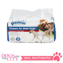 Load image into Gallery viewer, Pawise 12978 Dog Disposible Male Wraps 12pcs Large for 45-90 lbs - All Goodies for Your Pet