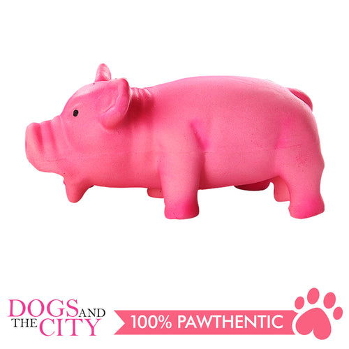 Pawise 14031 Dog Toy Pink Latex Pig Small 15x8x8cm - All Goodies for Your Pet