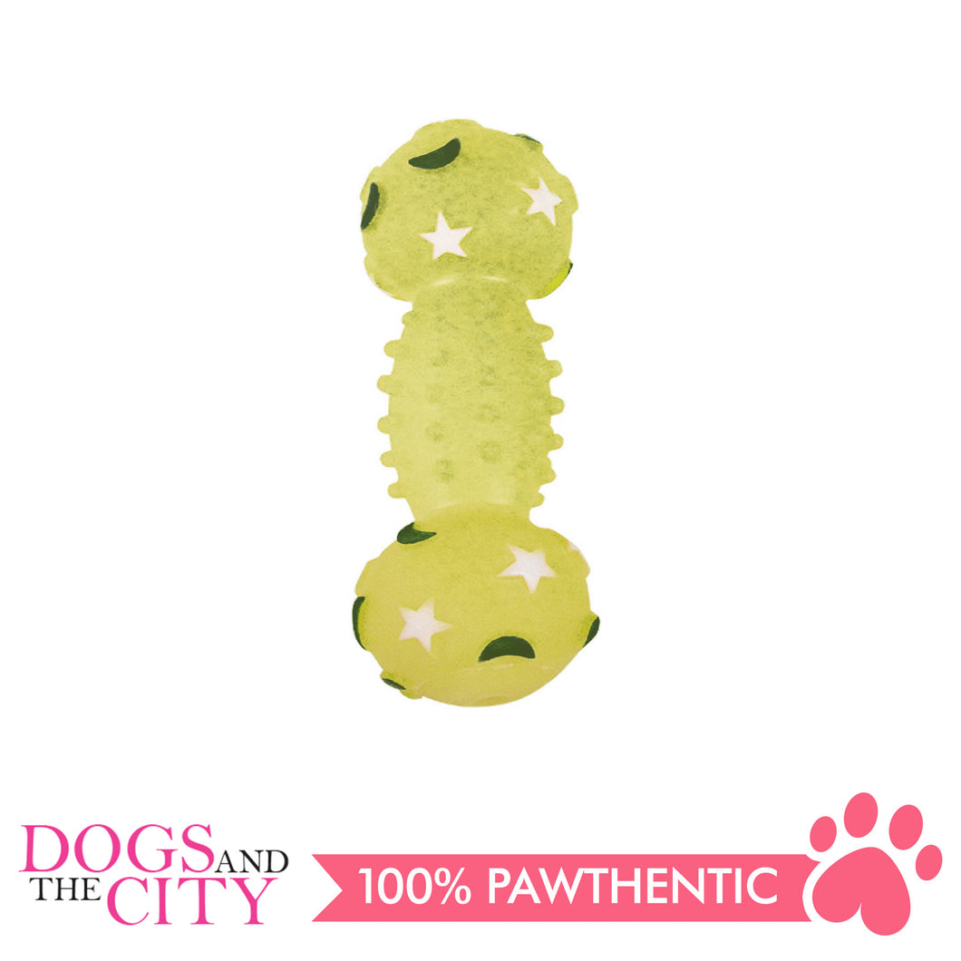 Pawise 14119 Dog Toy Glowing Dumbbell 15x5x5cm