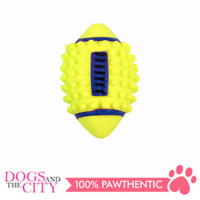 Load image into Gallery viewer, Pawise 14146 Vinyl Dog Toy Spiky Football 12.5x7.5x7.5cm - All Goodies for Your Pet